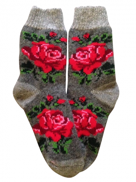 Kuschelsocken aus Schafwolle S34